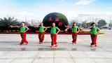 黄骅恋雪广场舞 中国中国 正面动作表演版与动作分解