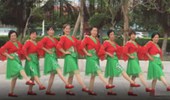 三亚迎宾广场舞《天边花正香》演示和分解动作教学 编舞韩明