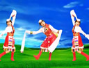 美丽秋霜广场舞《卓玛》藏族舞 水袖 演示和分解动作教学 编舞秋霜