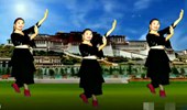 吴川梅英广场舞《一首想家的歌》网红神曲混搭风格 演示和分解动作教学
