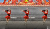 银河湾广场舞《鼠年大吉》简单好看的春节舞蹈 演示和分解动作教学