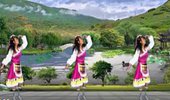 梁萍广场舞《藏族姑娘》藏族舞 演示和分解动作教学 编舞梁萍