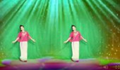杭州依依广场舞《爸爸的村庄》中三步子舞 演示和分解动作教学 编舞依依