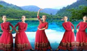 美丽传奇广场舞《九寨雪》电吹管演奏曲藏族 演示和分解动作教学 编舞美丽传奇