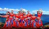 春英广场舞《天上的纳木错》藏族舞蹈 演示和分解动作教学 编舞春英