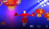 英红梅广场舞《岁岁好年》花球舞 演示和分解动作教学 编舞英红梅