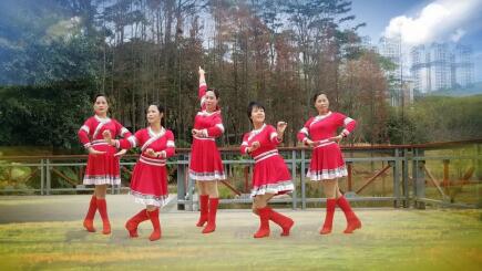 广州飘雪广场舞《最美的草原最美的你》演示和分解动作教学 编舞飘雪