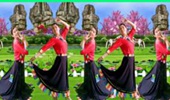 大塘白玫瑰广场舞《浪漫的草原》蒙古舞中三步 演示和分解动作教学