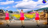 化州花开朵朵广场舞《万树繁花》水兵风格32步 演示和分解动作教学