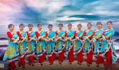 応子广场舞《吉祥如意》简单藏族踢踏舞 演示和分解动作教学 编舞応子