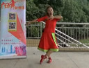 湘湘广场舞《卓玛泉》演示和分解动作教学 编舞春天