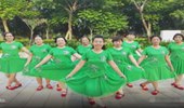 三亚迎宾广场舞《爱的路上千万里》演示和分解动作教学 编舞韩明