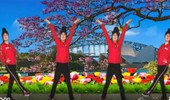 新嘉兴玫瑰广场舞《情火》32步 演示和分解动作教学 编舞玫瑰