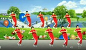 福建彩虹健身队广场舞《38度6》摆胯40步 演示和分解动作教学 编舞彩虹