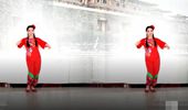 山东莲雨荷广场舞《最幸福的新郎最美的新娘》演示和分解动作教学