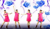 化州花开朵朵广场舞《随你花》原创32步 演示和分解动作教学