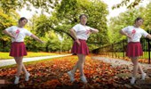 王庄红玫瑰广场舞《唱天籁》最火网红时尚步子舞健身舞 演示和分解动作教学