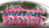 春景情雪广场舞《我爱你中国》迎国庆特献双扇队形 演示和分解动作教学