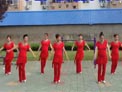 云嘻姐妹原创广场舞 红红的歌火火的唱 附分解动作和背面演示