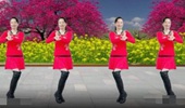 湖北七姐广场舞《油菜花开》现代舞 演示和分解动作教学 编舞七姐