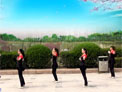 济南朵朵原创广场舞 中国姑娘 附分解教学 背面演示