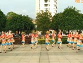 高安锦秀广场舞 茶香中国 变队形斗笠舞表演版