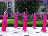 舞在深圳湾广场舞 形体舞 青花梦 雨丝编舞 正面演示 背面演示 分解教学