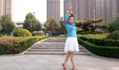 红霞广场舞《玫瑰花开》健身舞 演示和分解动作教学 编舞红霞