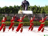 深圳花儿原创广场舞 来了就是深圳人 正背表演与动作分解