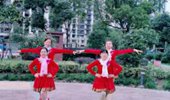 贵州小平平广场舞《走天涯》恰恰双单人两种跳法 演示和分解动作教学