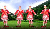 梁平广场舞《红玫瑰土家妹》网红藏族舞 演示和分解动作教学 编舞梁平