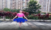 河源廖梅方广场舞《妈妈的舞步》第74欢快动感健身操 演示和分解动作教学