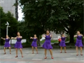 兴梅广场舞 原创舞蹈欢乐的跳吧 正背面演示 加快版