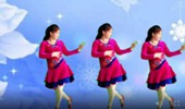 黄秋萍广场舞《浪漫三月桃花红》原创优美抒情32步 演示和分解动作教学