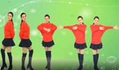 漓江飞舞广场舞《动情的姑娘》演示和分解动作教学 编舞青春飞舞