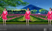 鄂州筱静广场舞《百花香》网红神曲简单64步 演示和分解动作教学