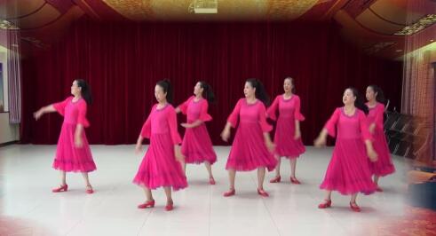 北京索洁广场舞爱在莫云滩 演示和分解动作教学 编舞索洁