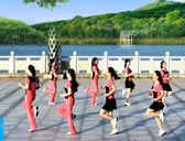 江西万安滨江原创广场舞 世界上最美的花 跑跑舞 编舞如月