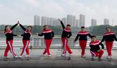 青儿广场舞《幸福中国糖》励志歌曲正能量 演示和分解动作教学 编舞青儿