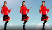 黄秋萍广场舞《红枣树》Dj版现代步子舞32步 演示和分解动作教学
