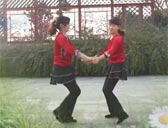 江南雨广场舞《天下最美》双人舞