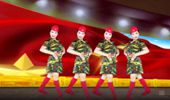 广东吴川梅英广场舞《女兵》八一特献 演示和分解动作教学 编舞梅英