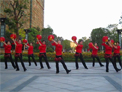 平凡歌舞广场舞 中国红宫灯红 附分解动作和背面演示