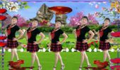 大塘白玫瑰广场舞《最美最美》网红摆胯舞32步 演示和分解动作教学