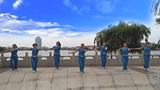 黄骅恋雪广场舞队广场舞  家乡 正面动作表演版与动作分解 团队版