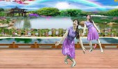 雨朦胧广场舞《花儿妹妹》演示和分解动作教学 编舞周周