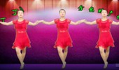 李幺妹广场舞《丁丁》恰恰舞步歌曲非常好听简单易学 演示和分解动作教学