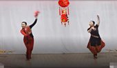 应子广场舞《中国年味》东北秧歌 演示和分解动作教学 编舞应子