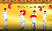 上海伟伟广场舞《万水千山总是情》旗袍秀 演示和分解动作教学 编舞伟伟