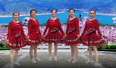 丽丽自由广场舞《西藏情歌》原创32步水兵舞 演示和分解动作教学